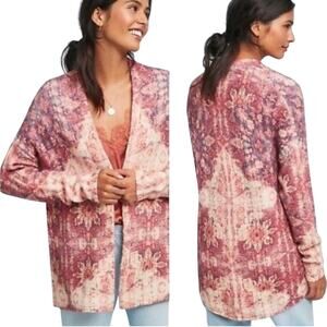Akemi + Kin Anthropologie Cardigan Sweater Size S Wool Alpaca Open Front